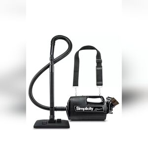 Vintage Simplicity Sport S100 Canister Vacuum Cleaner Carry Strap Attachments